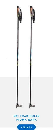 Ski trab poles piuma gara