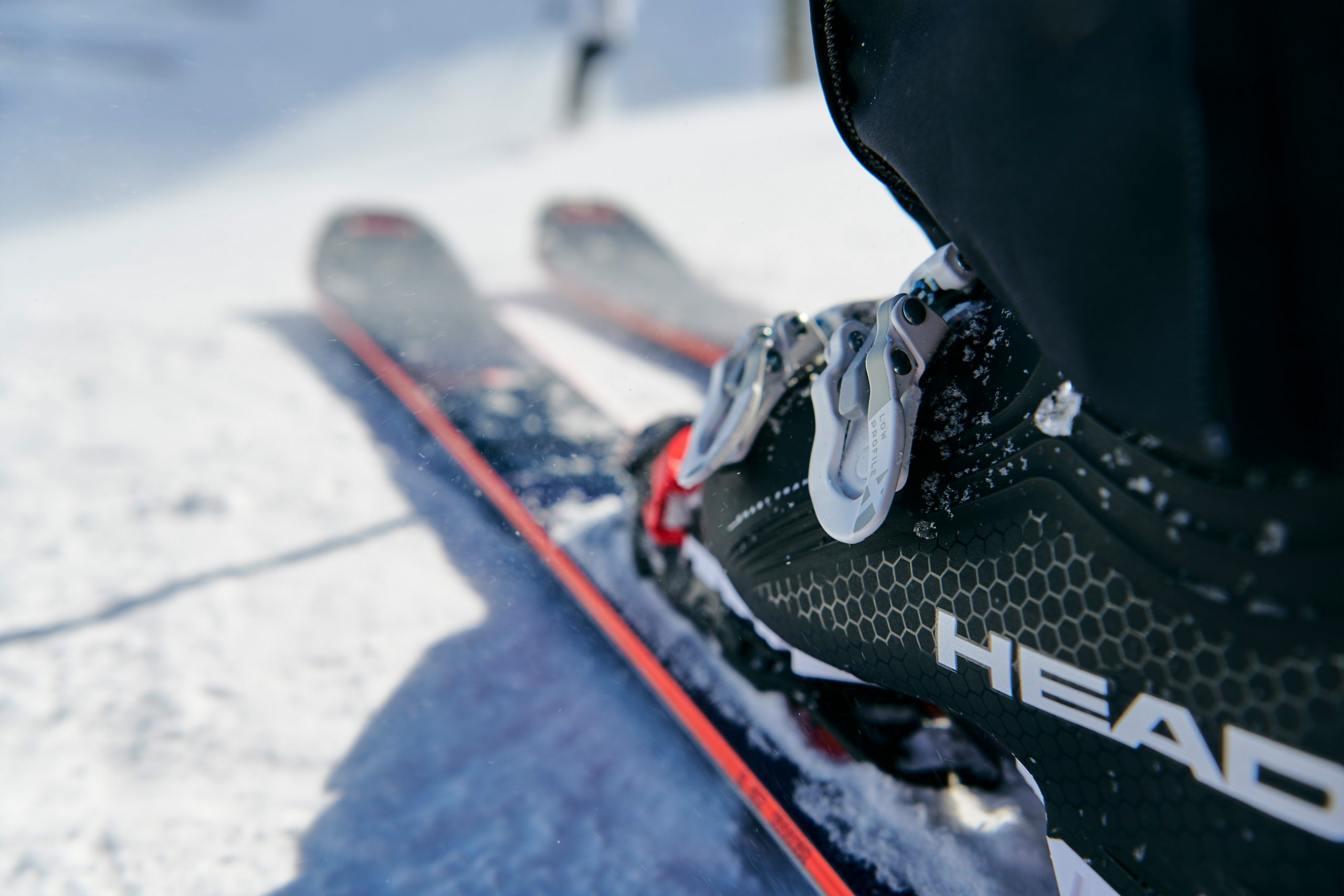 Botas esquí Head negras, fijaciones y esquís